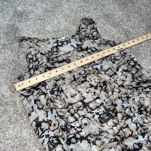 Willow & Clay maxi dress brown tan sleeveless tiered skirt SZ 10 lightweight - Picture 7 of 10